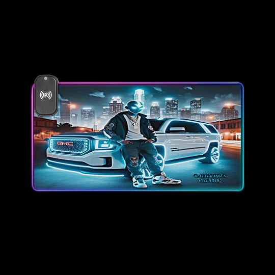 Aang the Avatar Wireless Charging LED Gaming Mouse Pad