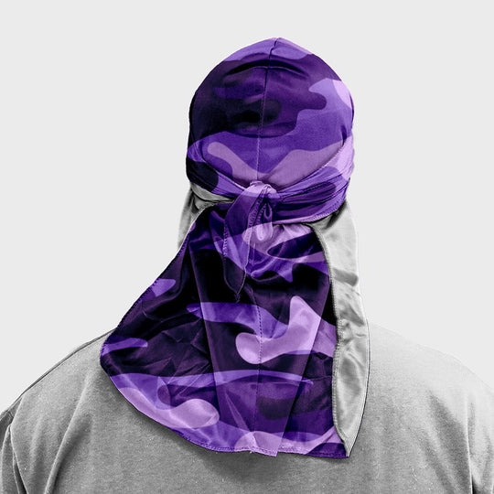 Purple Camouflage Durag