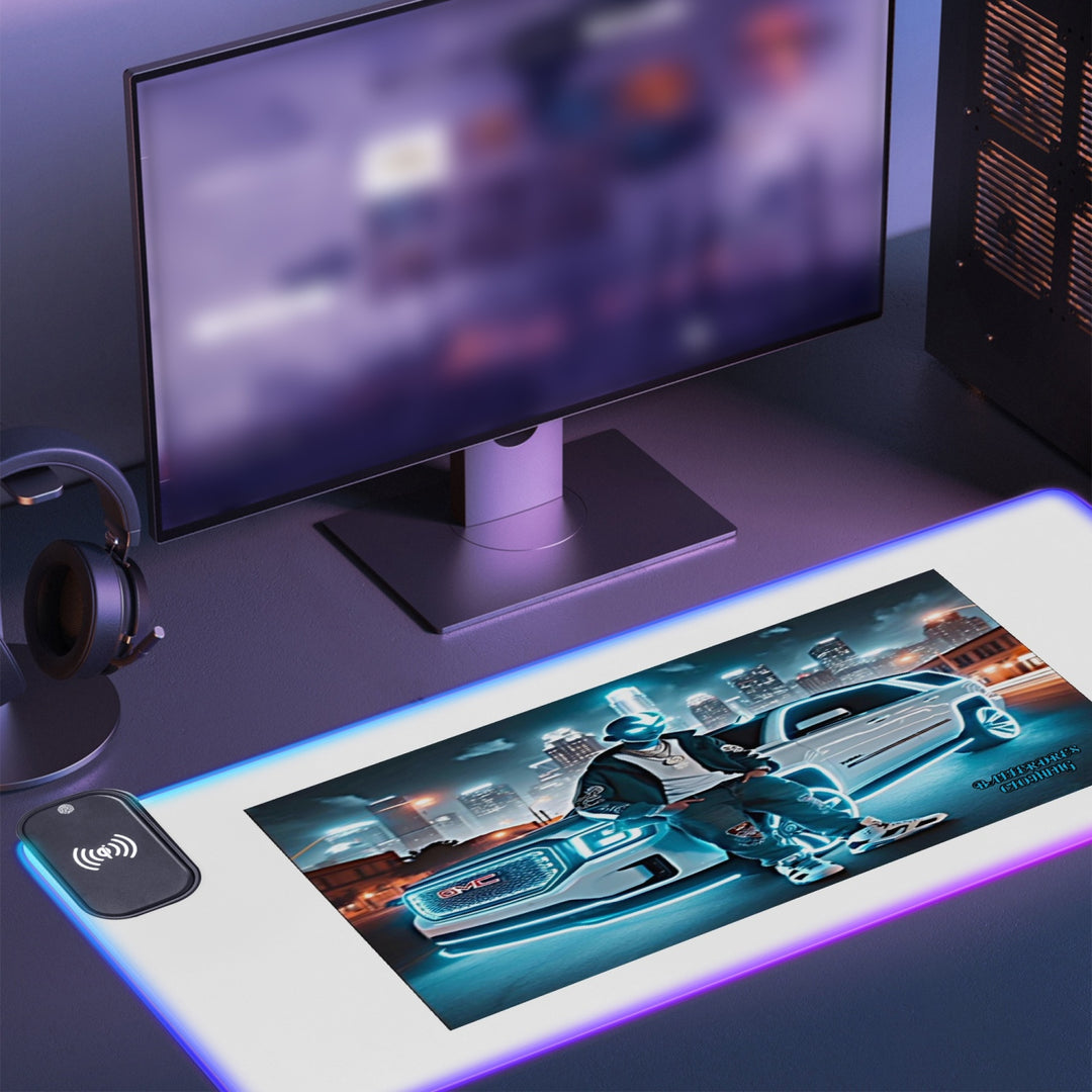 Aang the Avatar Wireless Charging LED Gaming Mouse Pad
