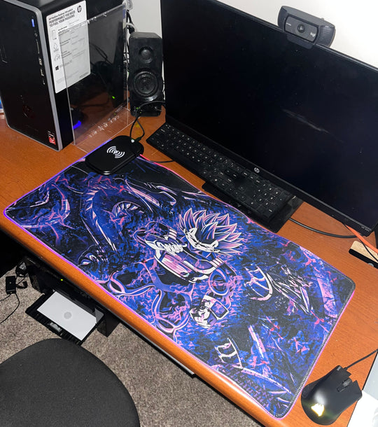 Ultra Ego Vegeta LED Wireless Gaming Mouse Pad