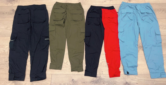 Men's Cargo Pants With Reflective Design and multi pockets