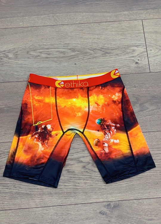 Men’s Astronaut Football Boxer Briefs