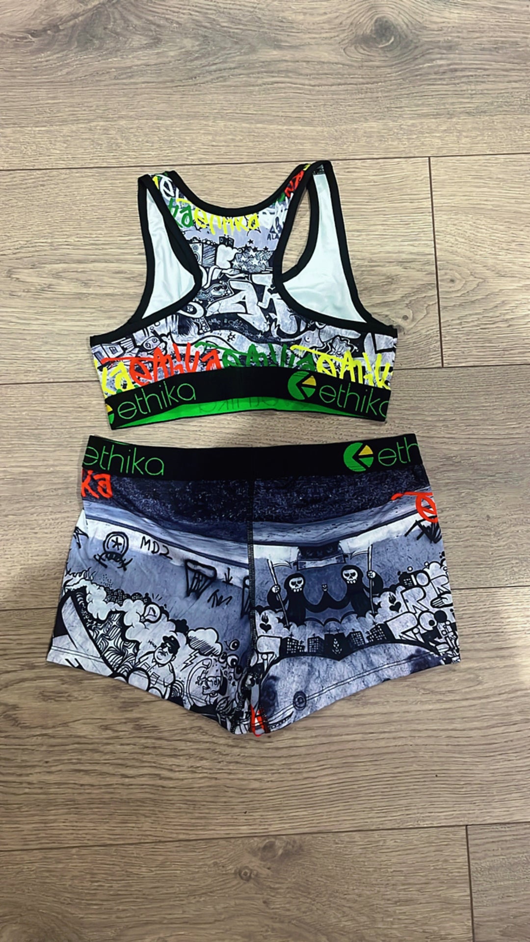 Women’s Graffiti Ethika Bra and Underwear Set