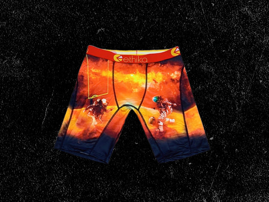 Men’s Astronaut Football Boxer Briefs