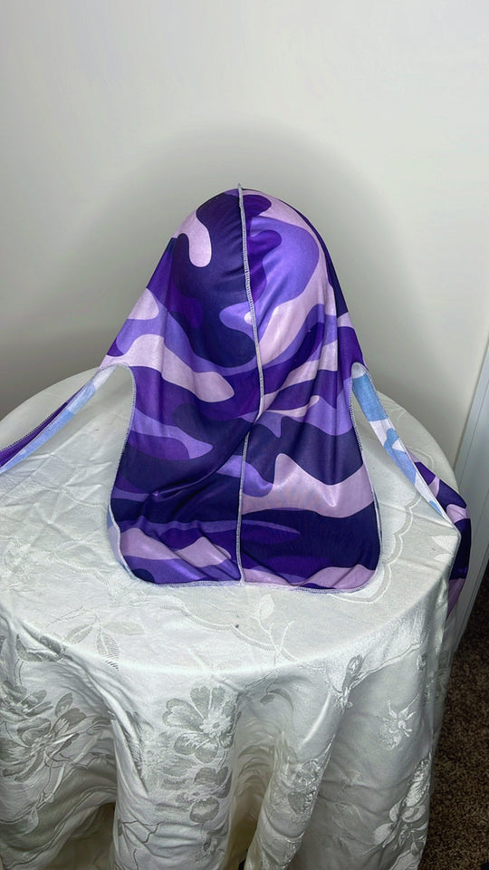 Purple Camouflage Durag