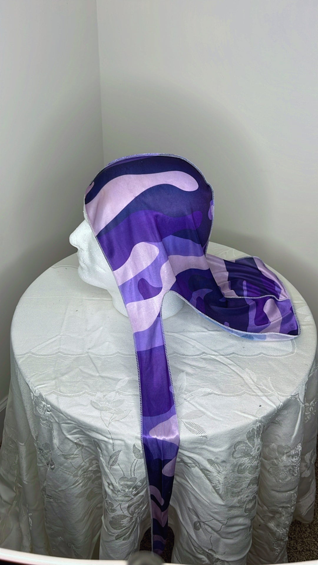 Purple Camouflage Durag